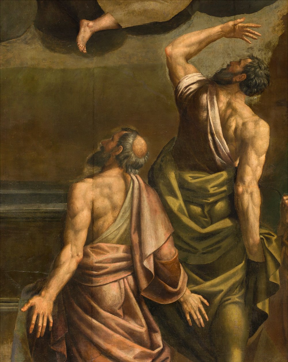Apse ، Altarpiece لبرناردينو جاتي يسمى Il Sojaro الذي أكمله جيوفاني باتيستا تروتي يسمى IL Malosso ، افتراض العذراء بواسطة برناردينو جاتي
