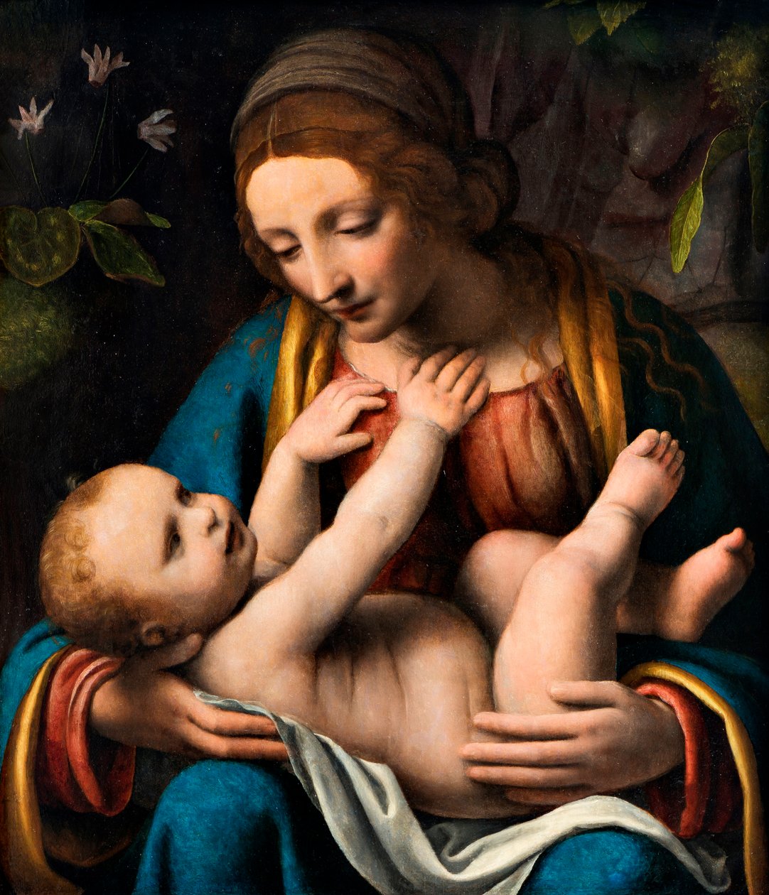 مادونا والطفل ، 1515-1523. بواسطة برناردينو لويني