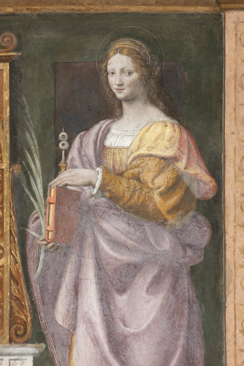 سانت لوسي ، c.1522-25 (تفاصيل 3497192) بواسطة برناردينو لويني