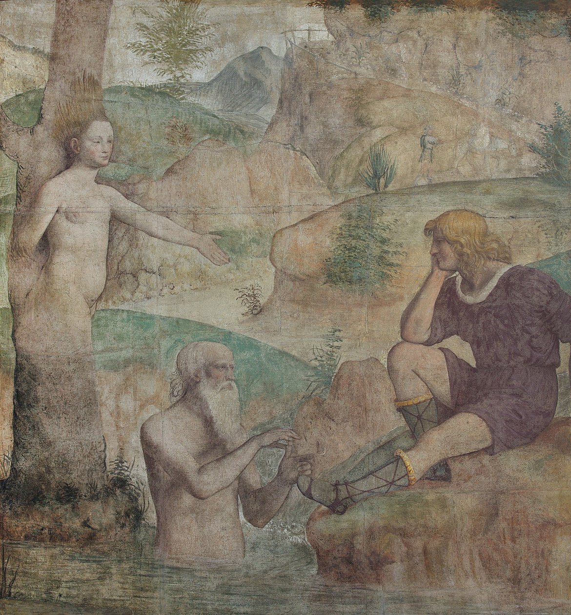 مرتاح شديد من Driope و Tavaiano ، 1513-1514. بواسطة برناردينو لويني