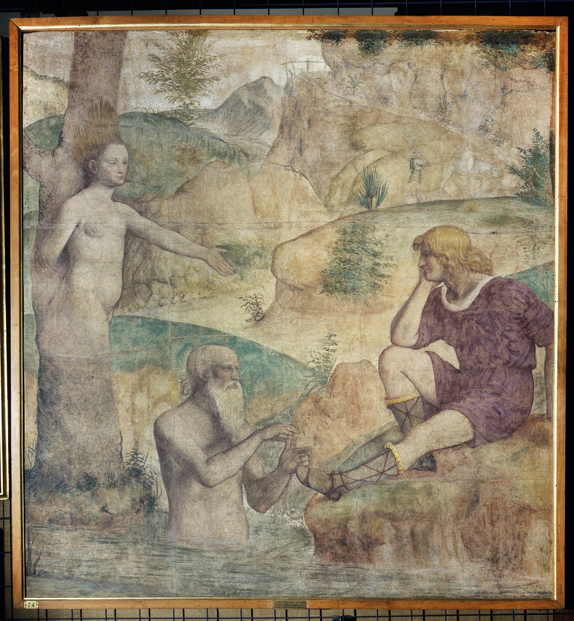 Severe consulate by Driope and Tavaiano, c.1514 (detached fresco carried on canvas) بواسطة برناردينو لويني
