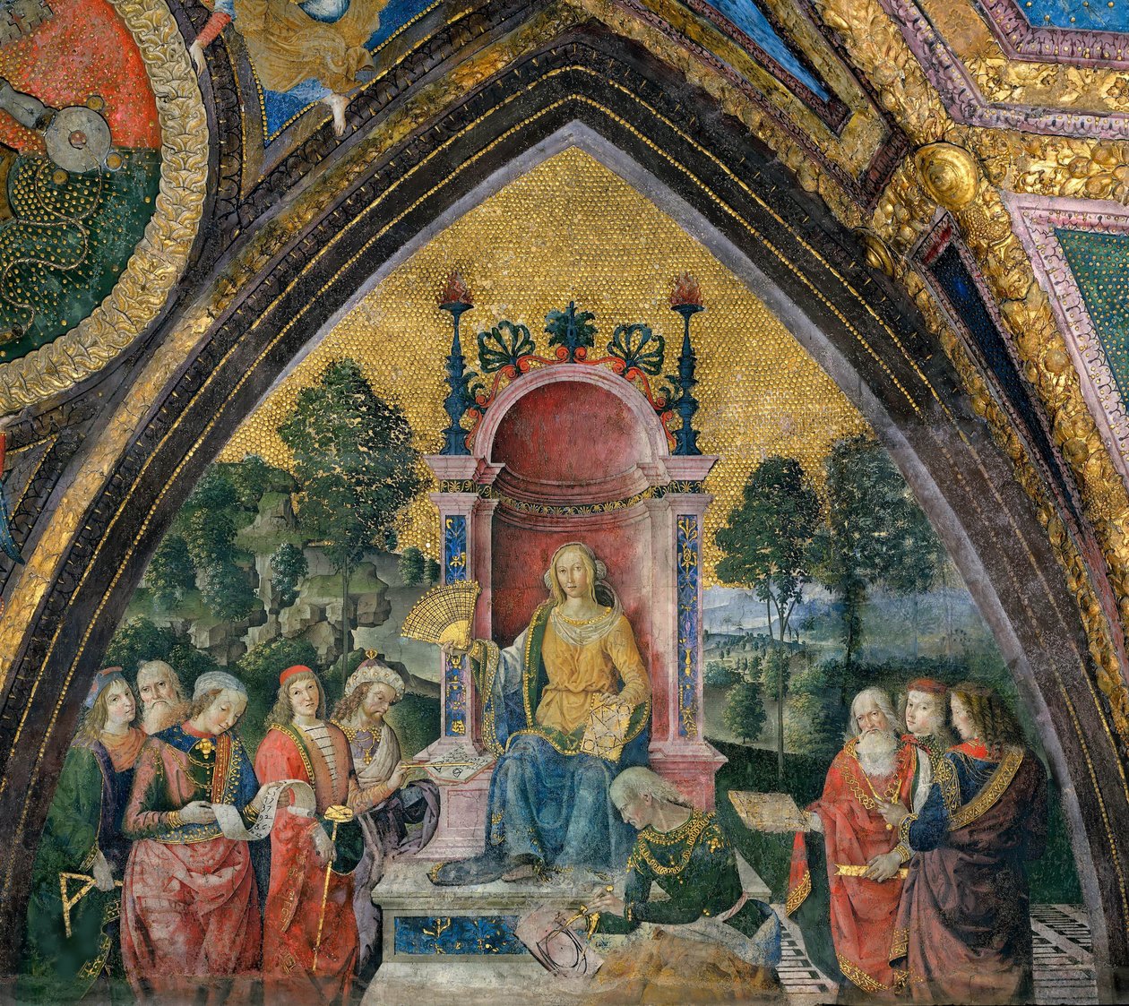 الهندسة ، 1492-1494. بواسطة برناردينو بينتوريتشيو