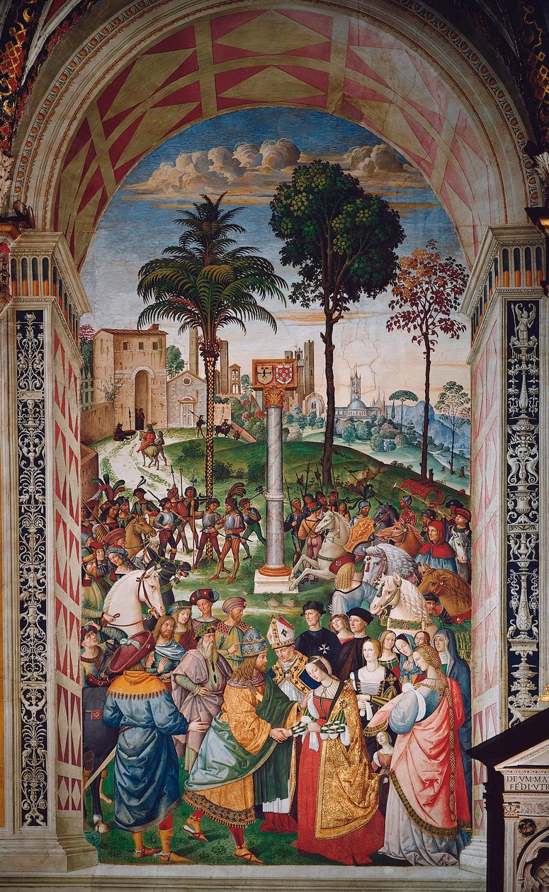Life of Pope Pio (Pius) II (Enea Silvio Piccolomini بواسطة برناردينو دي بيتو بينتوريتشيو
