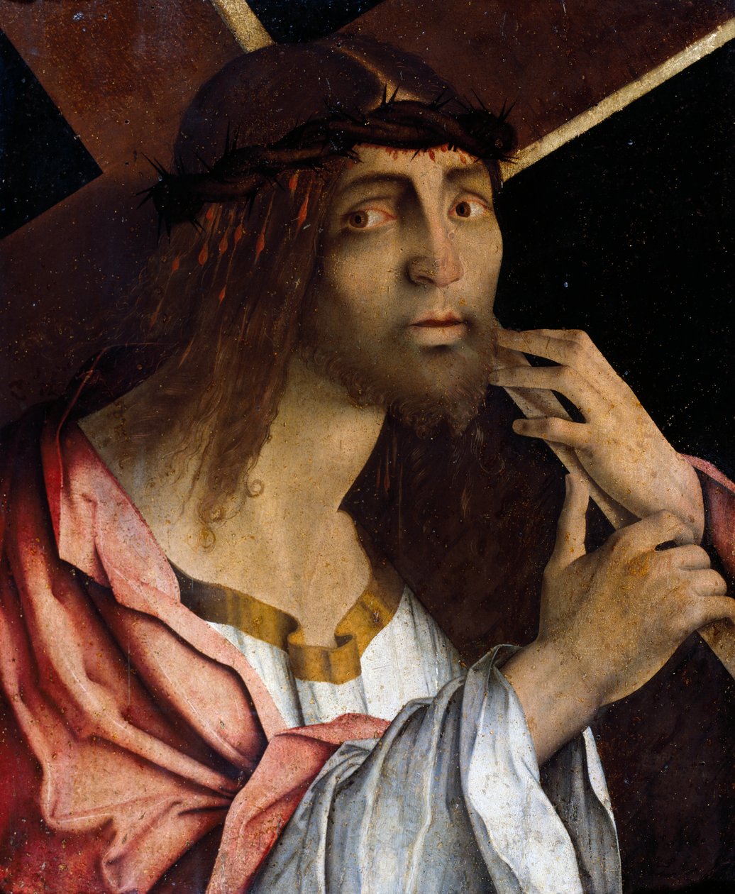 المسيح يحمل الصليب ، بقلم برناردينو دي بوسيو زاغانيلي (حوالي 1460 - 1510) ، إيطاليا بواسطة برناردينو دي بوسيو زاغانيللي