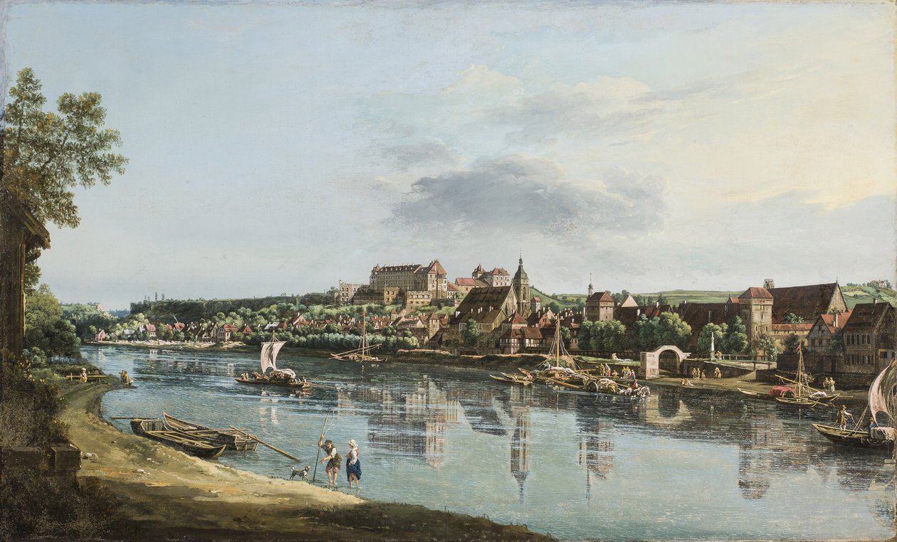 Pirna على Elba ، c.1756 بواسطة برناردو بيلوتو (كاناليتو)