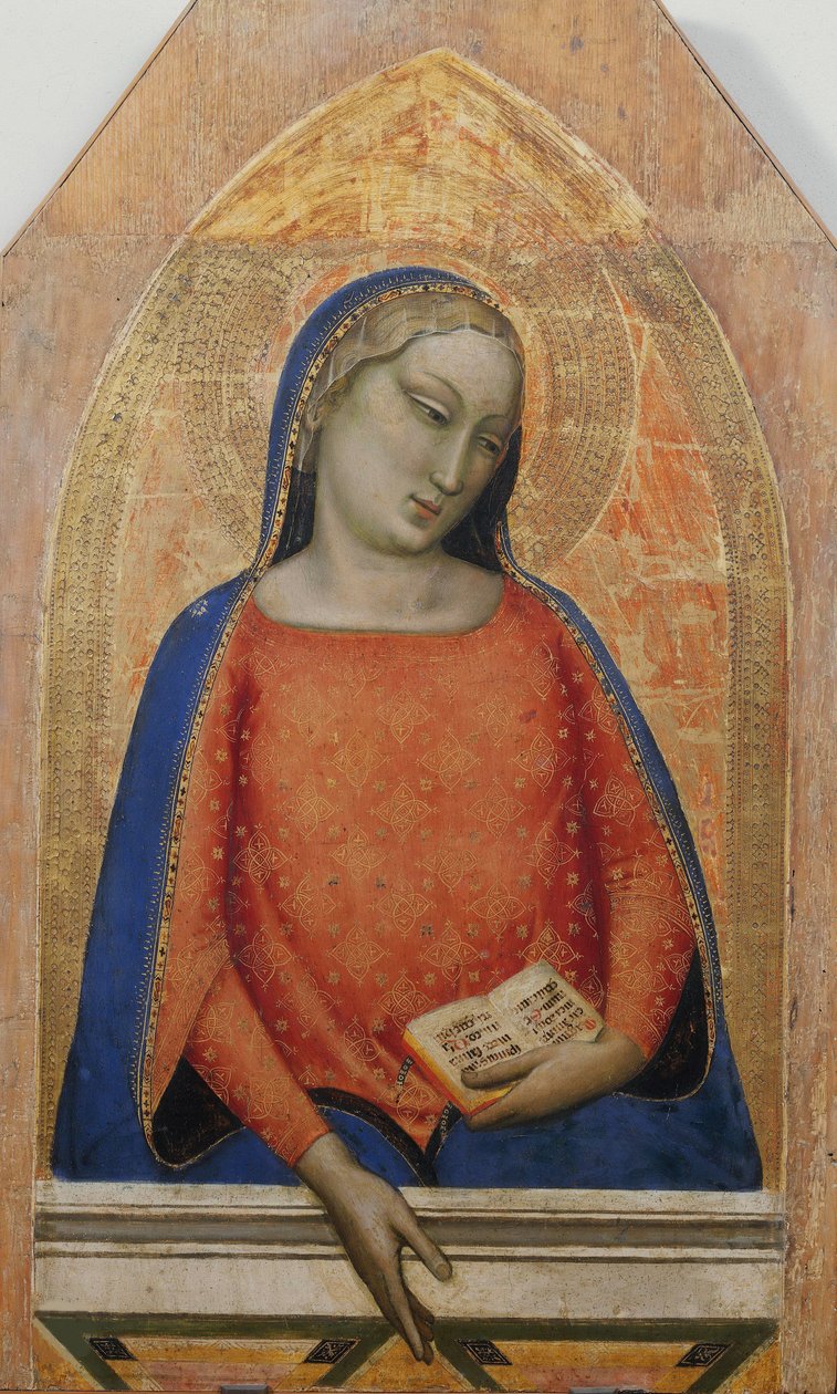مادونا من Magnificat ، حوالي 1335. بواسطة برناردو دادي