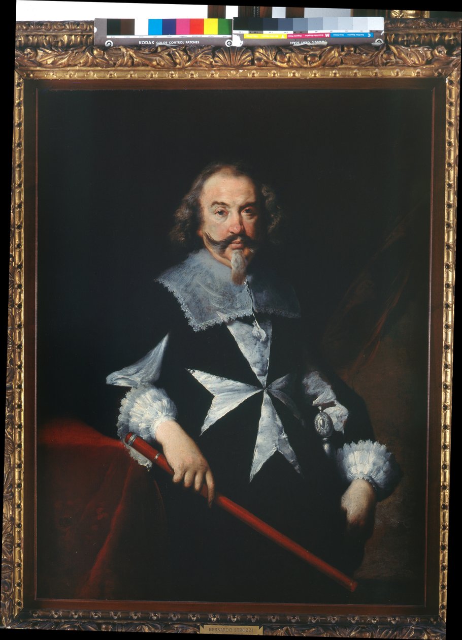 صورة لفارس مالطا (Scipione Papafava؟) ، C.1629 (زيت على قماش) بواسطة برناردو ستروزي