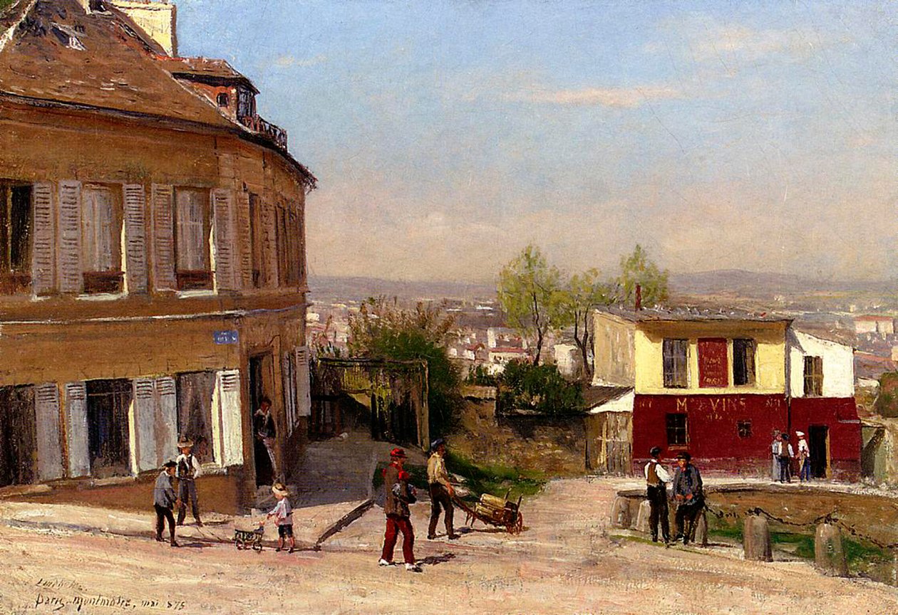 مونمارتر ، 1875 بواسطة بيرندت ليندهولم