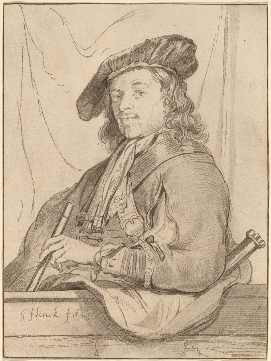 رجل في الحاجز ، 1773 ، نُشر عام 1774. بواسطة برنارد شرودر
