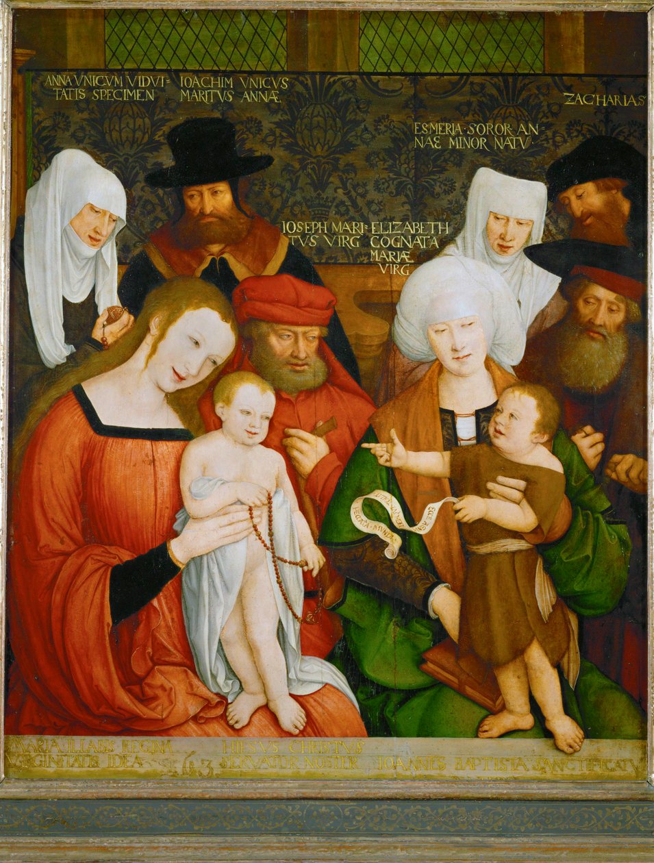 Die Heilige Sippe (لوحة على الخشب) بواسطة برنارد ستريجل