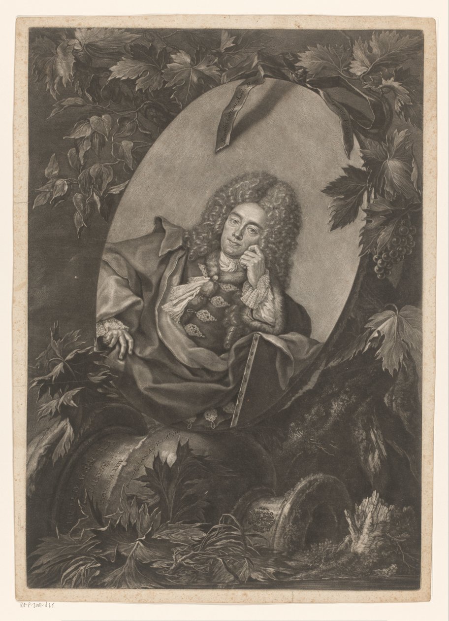 Portret van Christoph Ludwig Agricola بواسطة برنهارد فوجيل