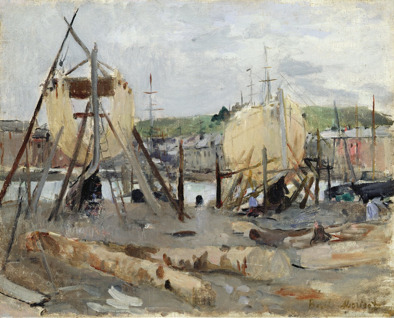 بناء القوارب ، 1874 بواسطة بيرث موريسوت