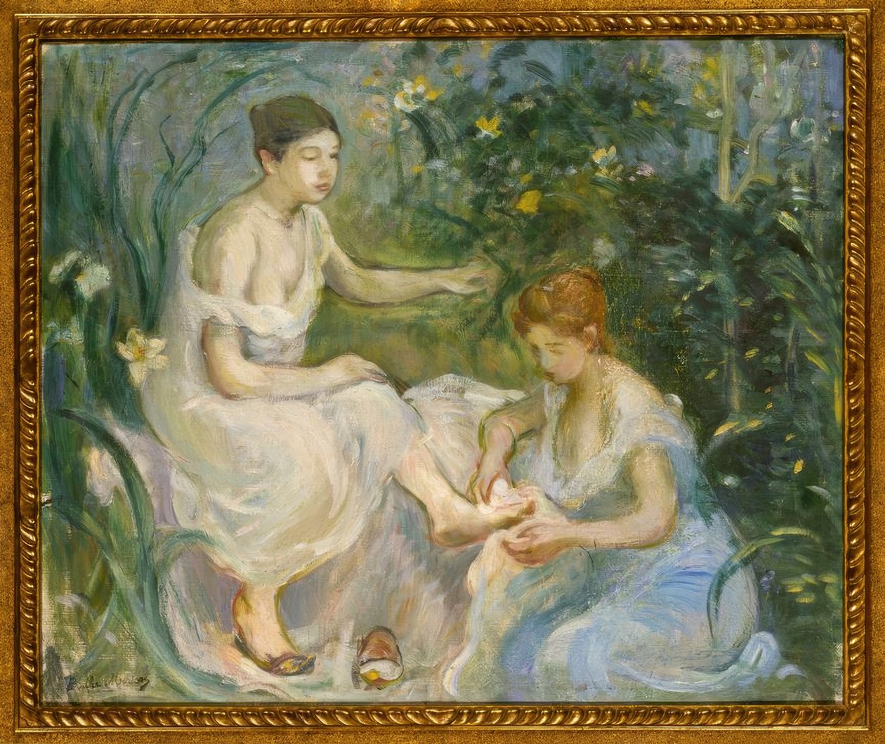 ب.موريسوت ، الحمام - الرسم ، 1894 بواسطة بيرث موريسوت