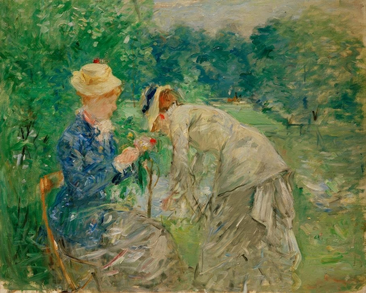 في Bois de Boulogne بواسطة بيرث موريسوت