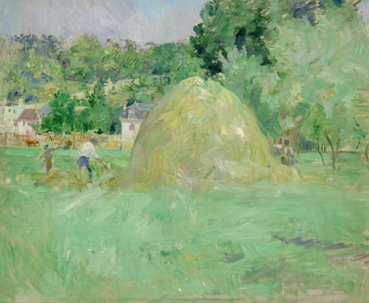 أكوام القش في Bougival ، 1883 بواسطة بيرث موريسوت