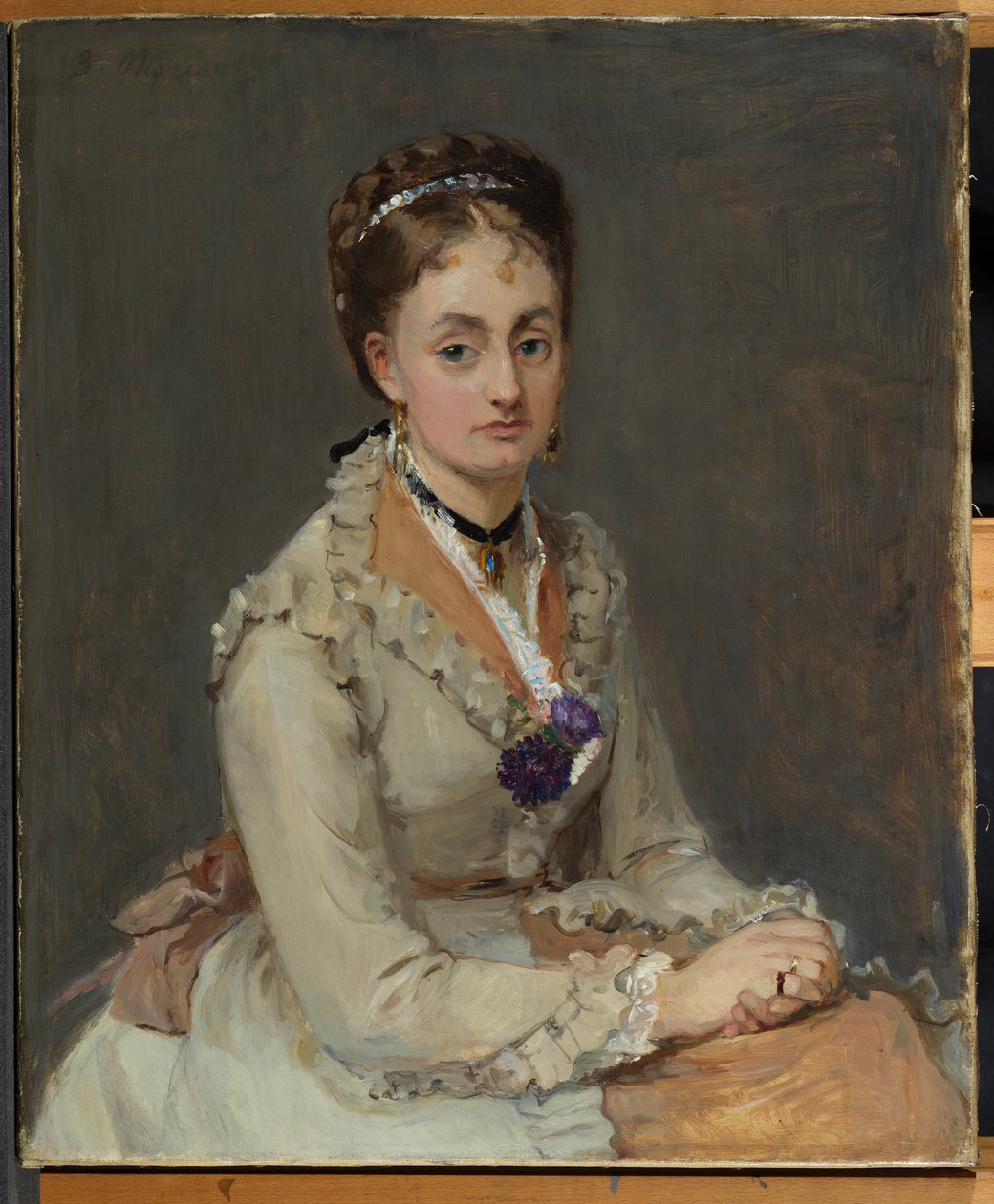 صورة لأخت الفنانين ، السيدة إدما بونتيليون ، 1872-75 بواسطة بيرث موريسوت