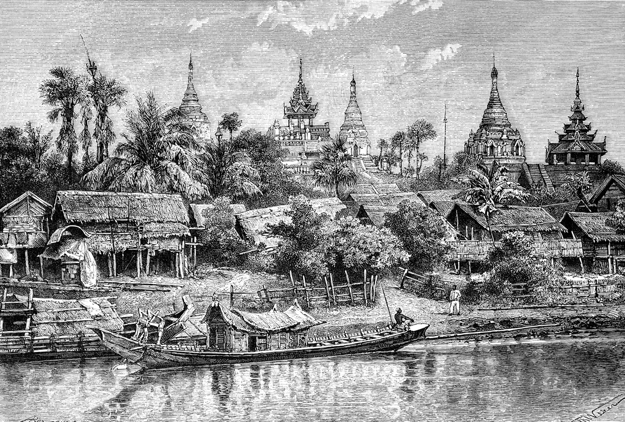 ينان جيونج ، ميانمار ، 1895. بواسطة أوغست برتراند