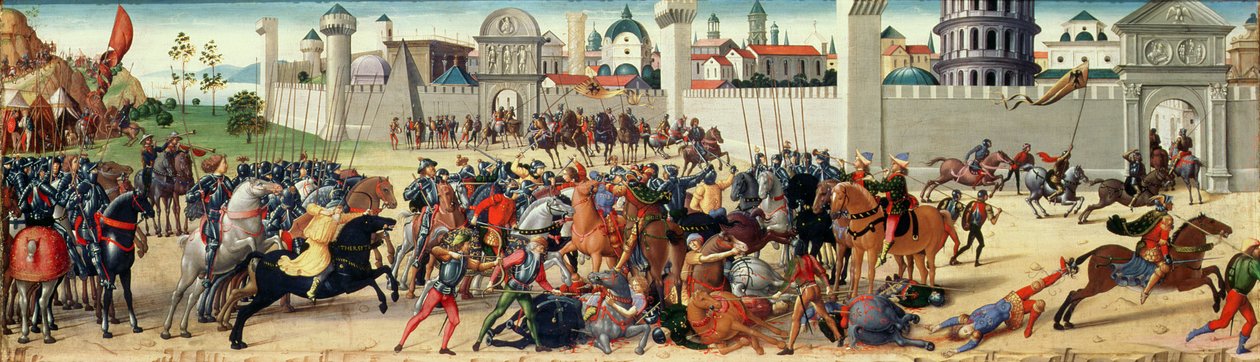 حصار تروي الأول: موت هيكتور ، ج 1490-95 (انظر أيضًا 69653) بواسطة بياجيو دي أنطونيو