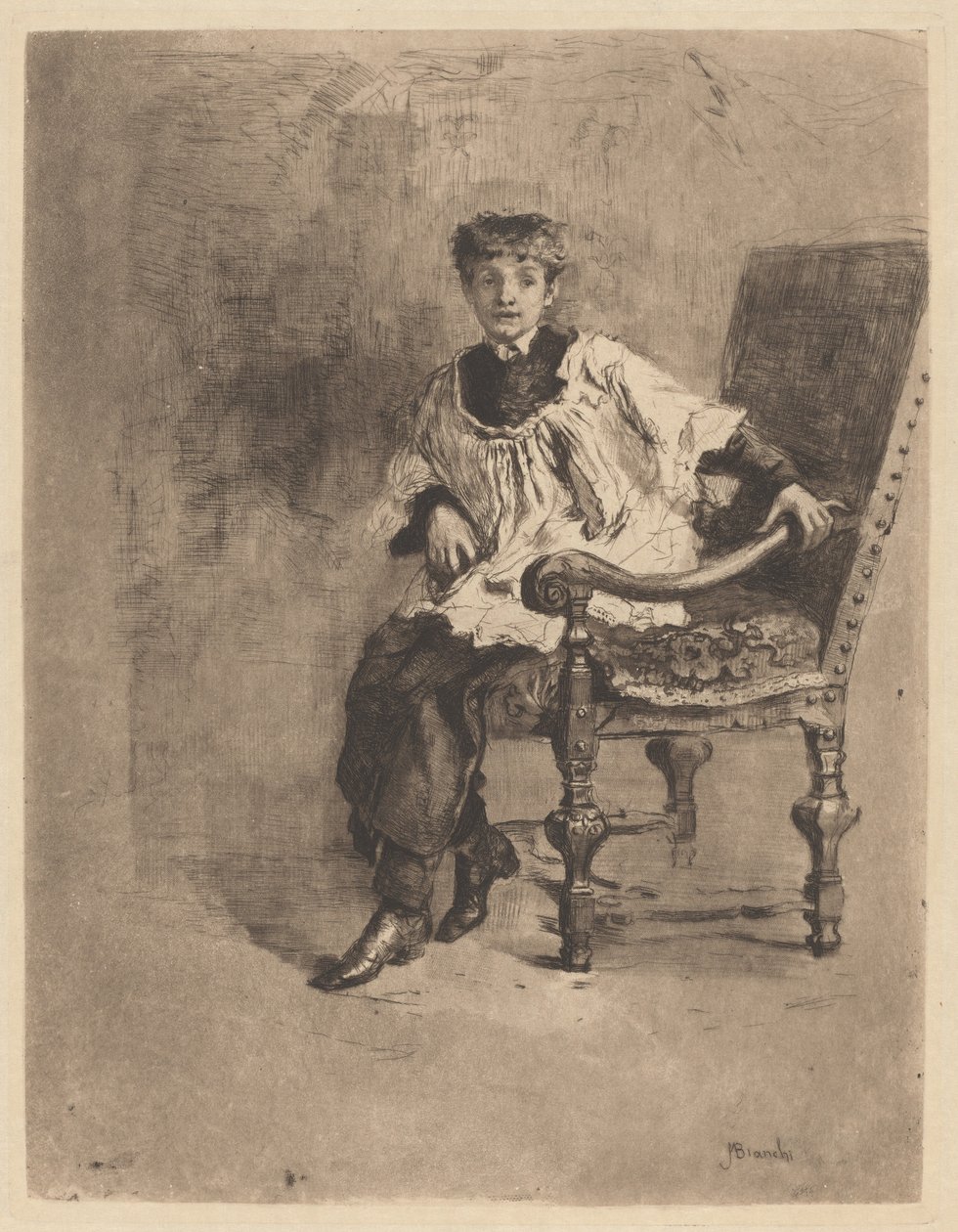 مساعد جالس ، ج. 1872. بواسطة بيانكي موس