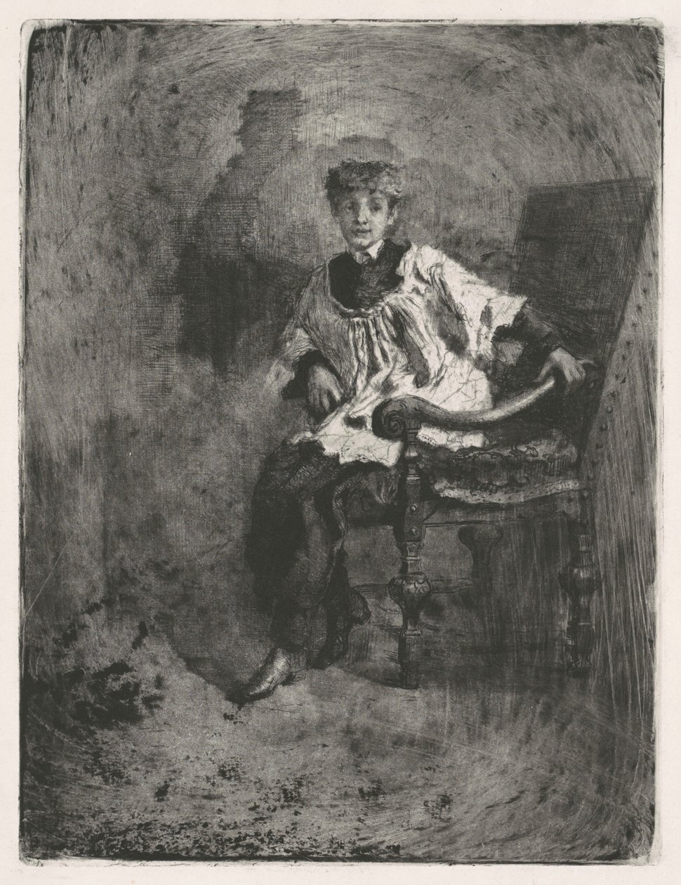 مساعد جالس ، ج. 1872. بواسطة بيانكي موس