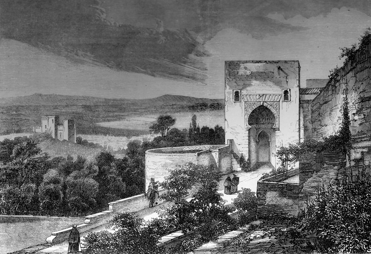ال ميزكيتا ، قرطبة ، إسبانيا ، 1849. بواسطة بيسون وكوتارد