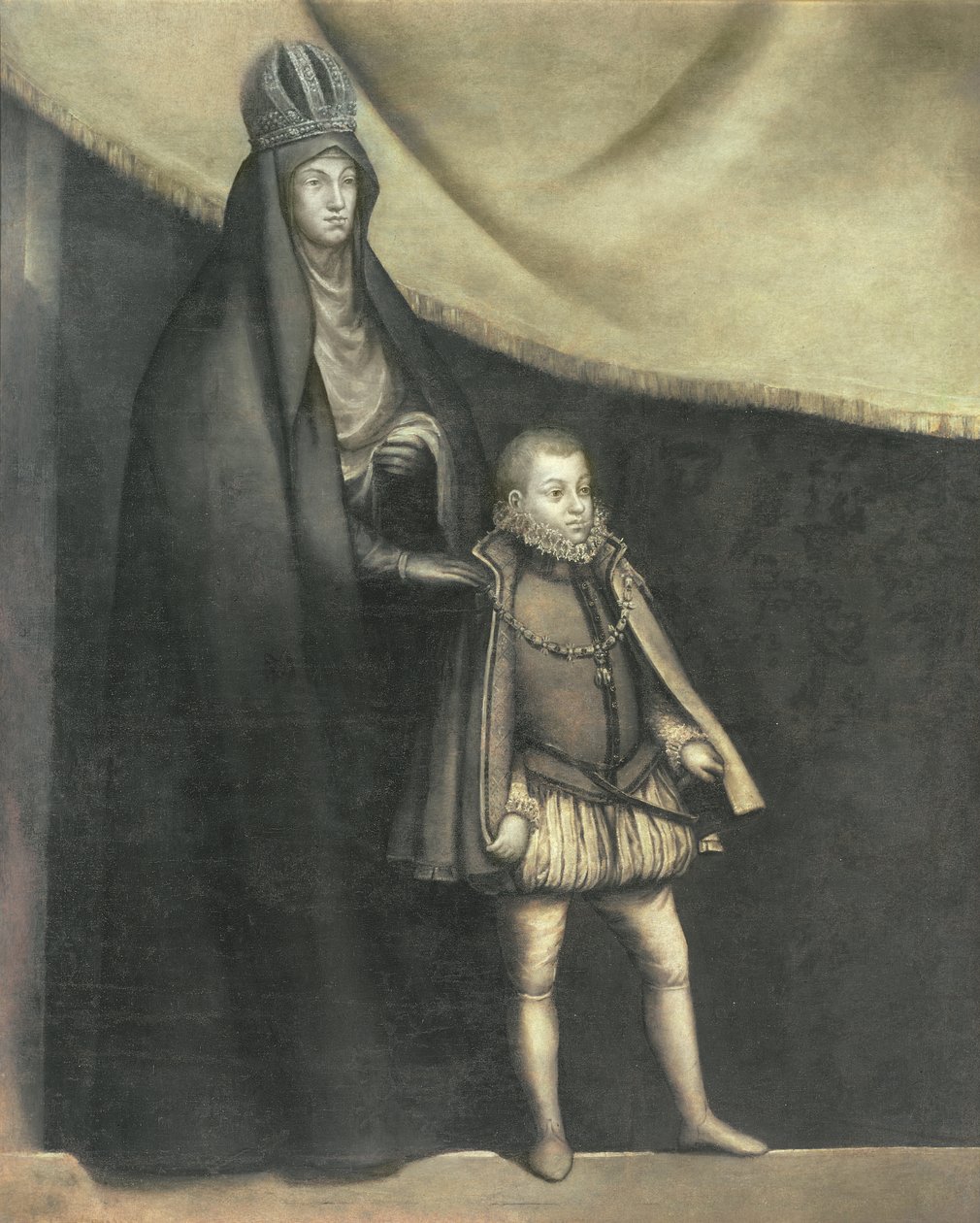 الإمبراطورة ماريا وفيليب الثالث (1578-1621) 1583 بواسطة بلاس ديل برادو