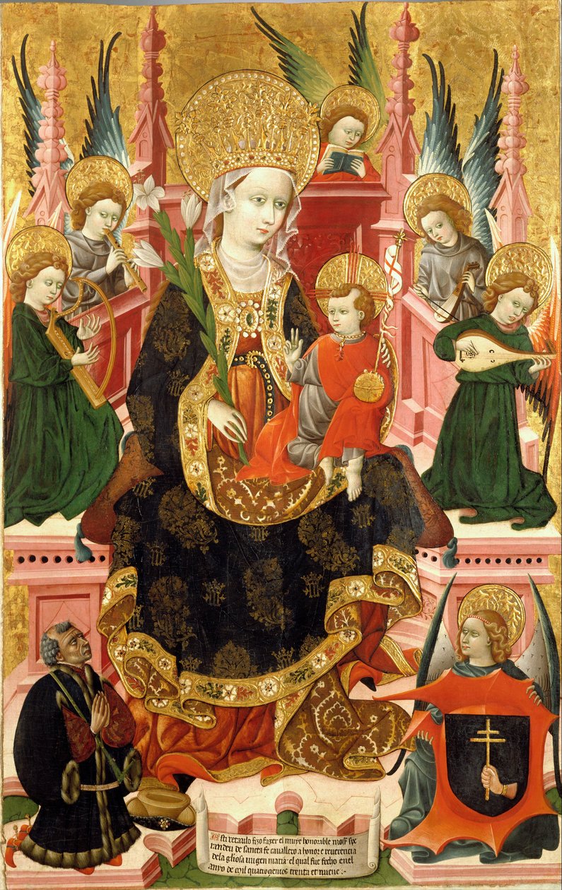 عذراء Mosén Esperandeu de Santa Fe ، 1439 بواسطة بلاسكو دي جرانن