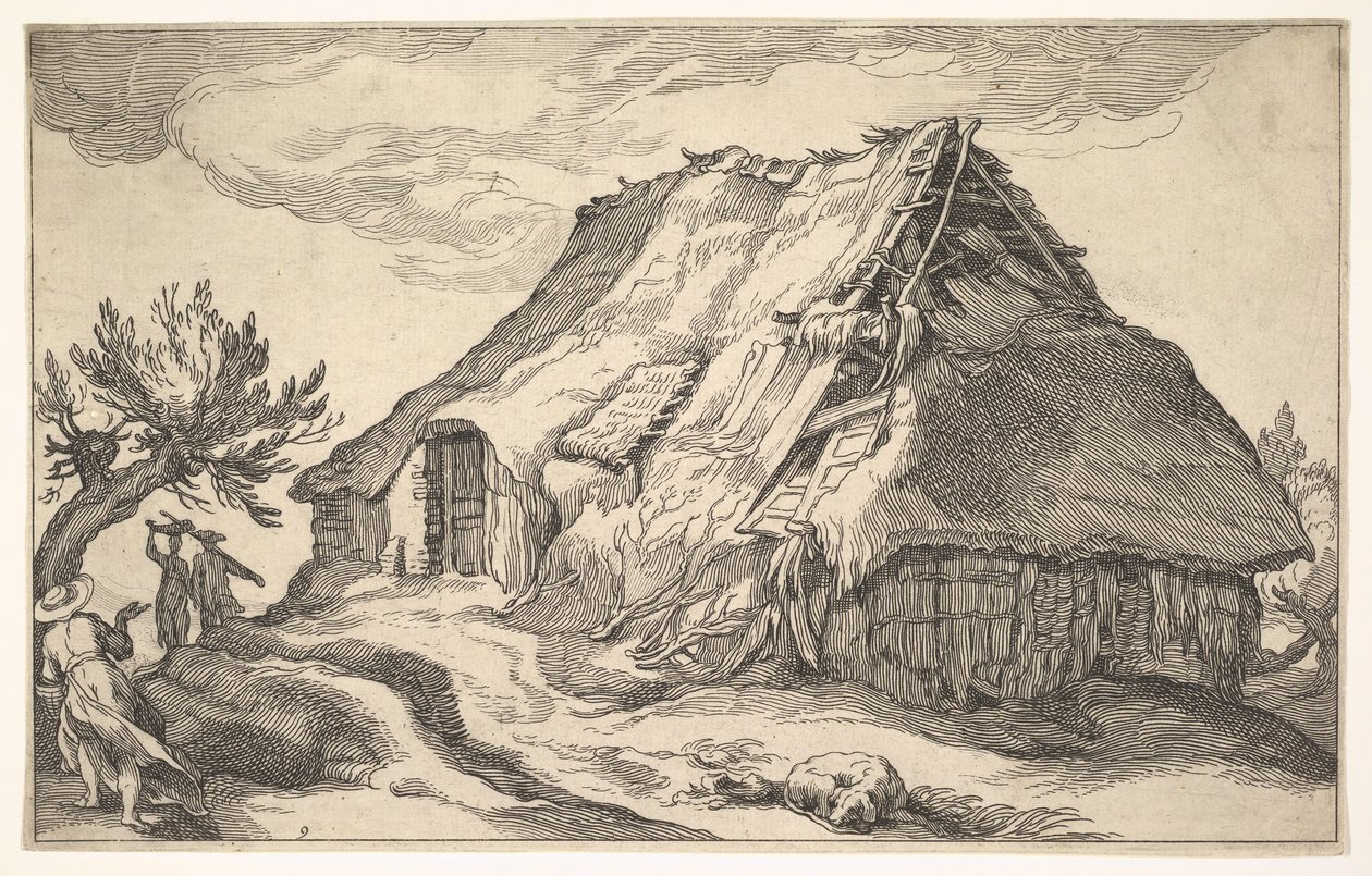 مناظر طبيعية مع مزرعة ، 1613. بواسطة Boetius Adams Bolswert