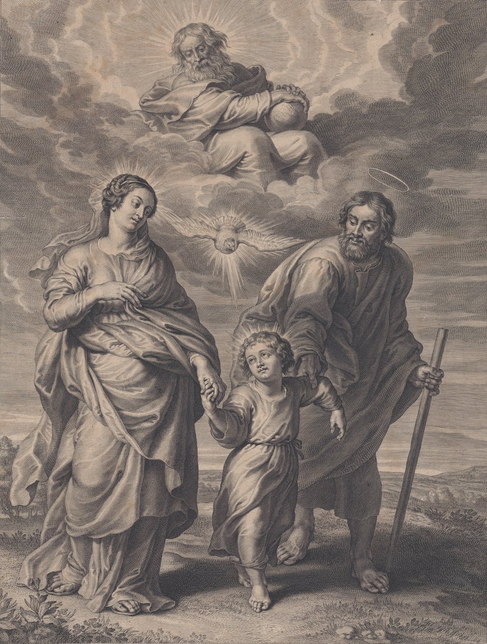 العودة من مصر 1595-1659. بواسطة Boetius Adams Bolswert