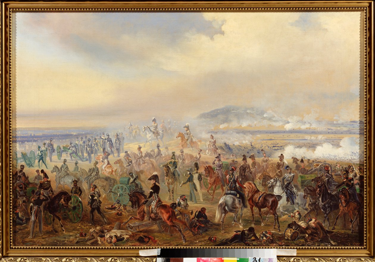 معركة لايبزيغ في أكتوبر 1813 (أو معركة الأمم ، حرب نابليون بواسطة بوجدان ويليوالد