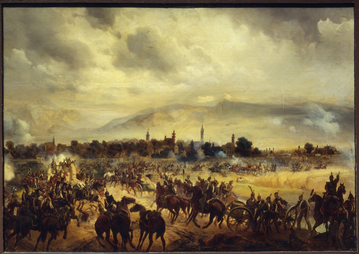 مشهد من حرب الاستقلال في المجر عام 1849. (مشهد من حرب الاستقلال في المجر عام 1849). لوحة جوتفريد (بوجدان بافلوفيتش) ويليوالدي (1818-1903) ، زيت على خشب بواسطة بوجدان ويليوالد