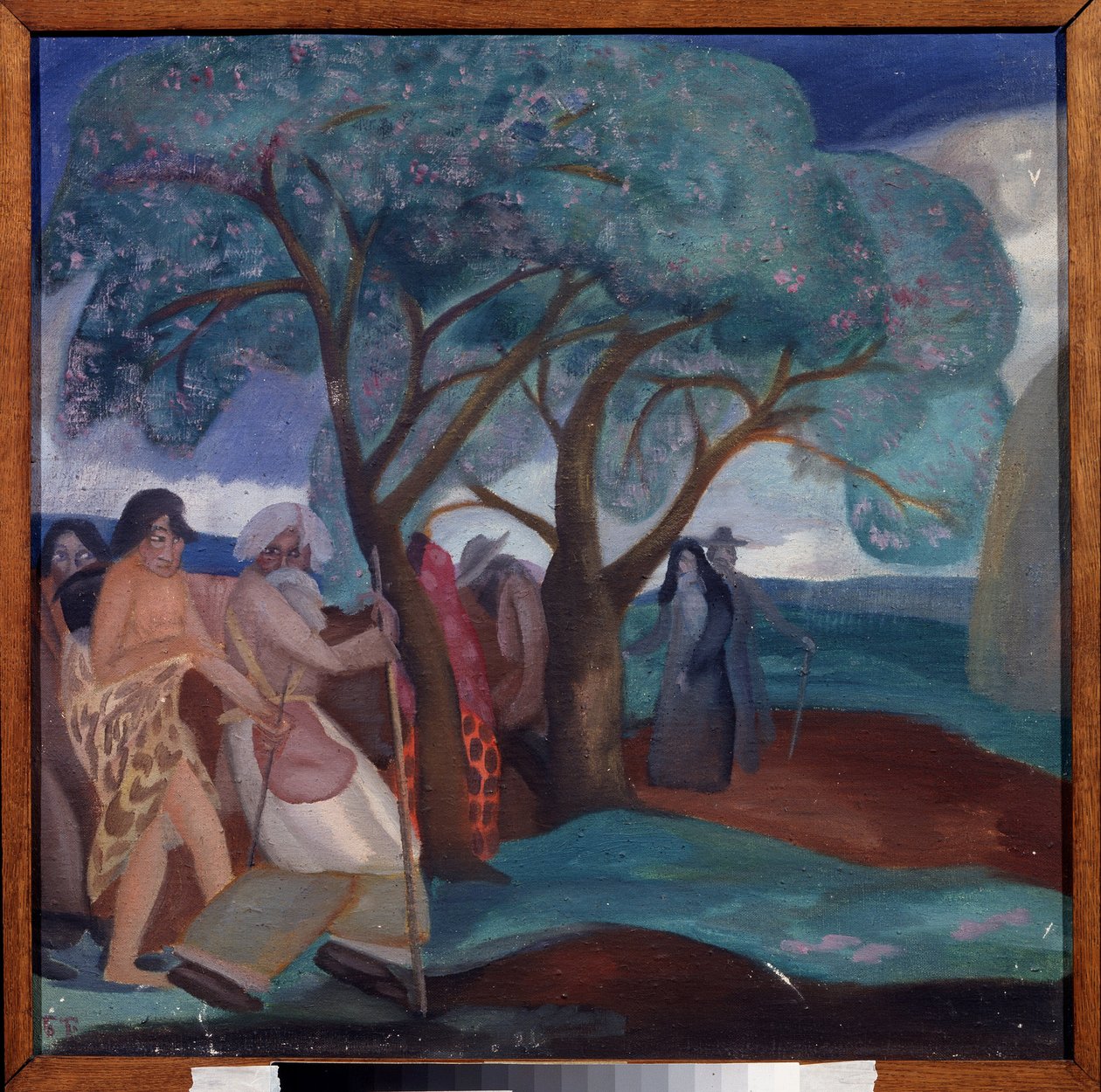 العشق من المجوس. عمل بوريس ديمترييفيتش غريغورييف (1886-1939) ، تمبرا على ورق مقوى بواسطة بوريس دميتريفيتش جريجورييف