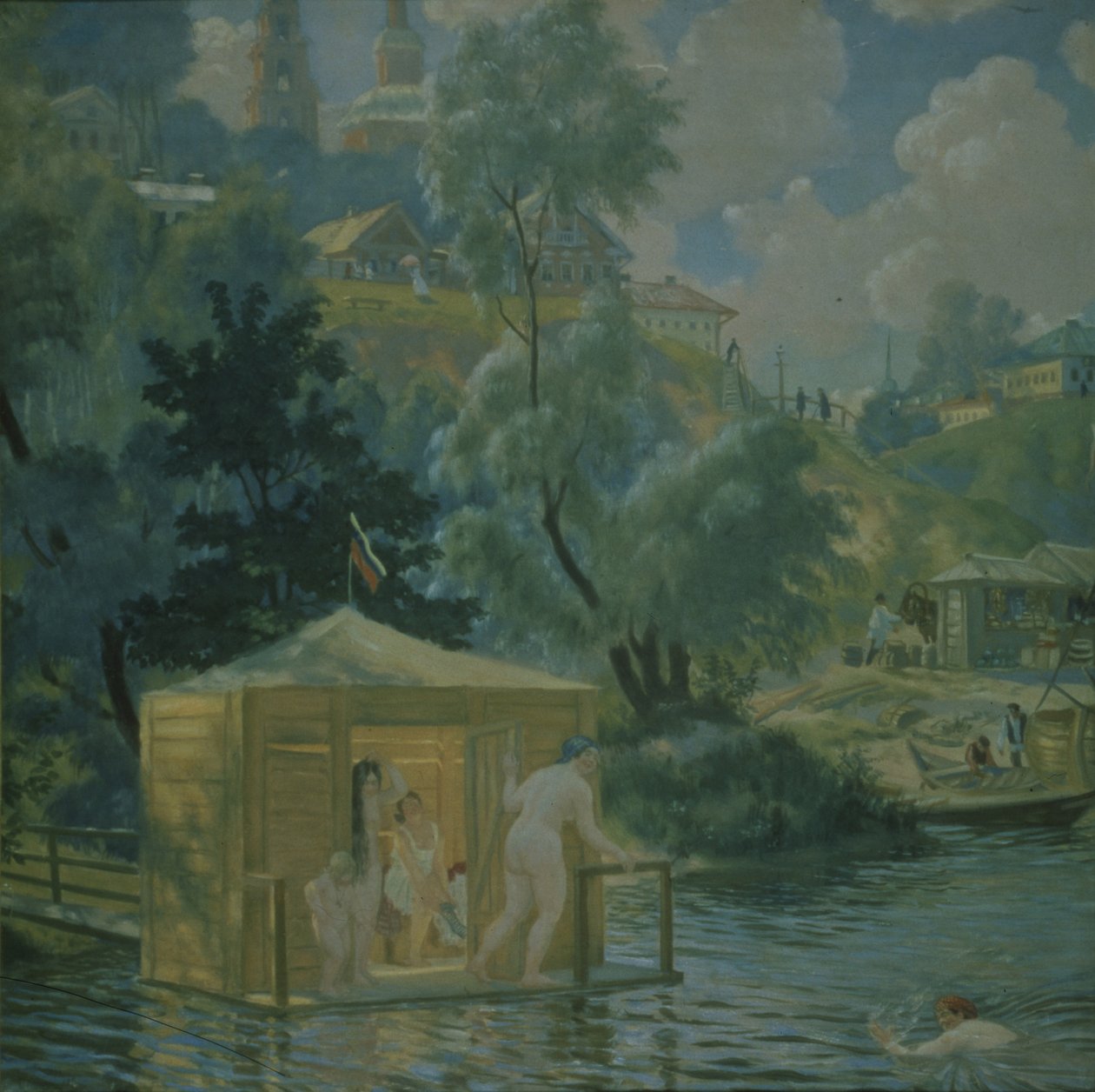 باثرز ، 1921 بواسطة بوريس ميخائيلوفيتش كوستودييف