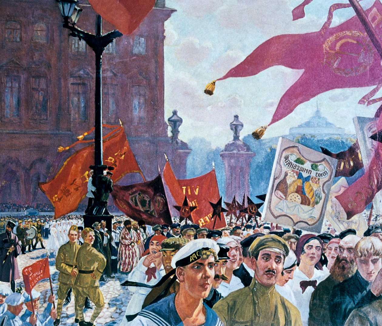 احتفالات بمناسبة افتتاح المؤتمر الثاني للكومنترن ، 1921 بواسطة بوريس ميخائيلوفيتش كوستودييف