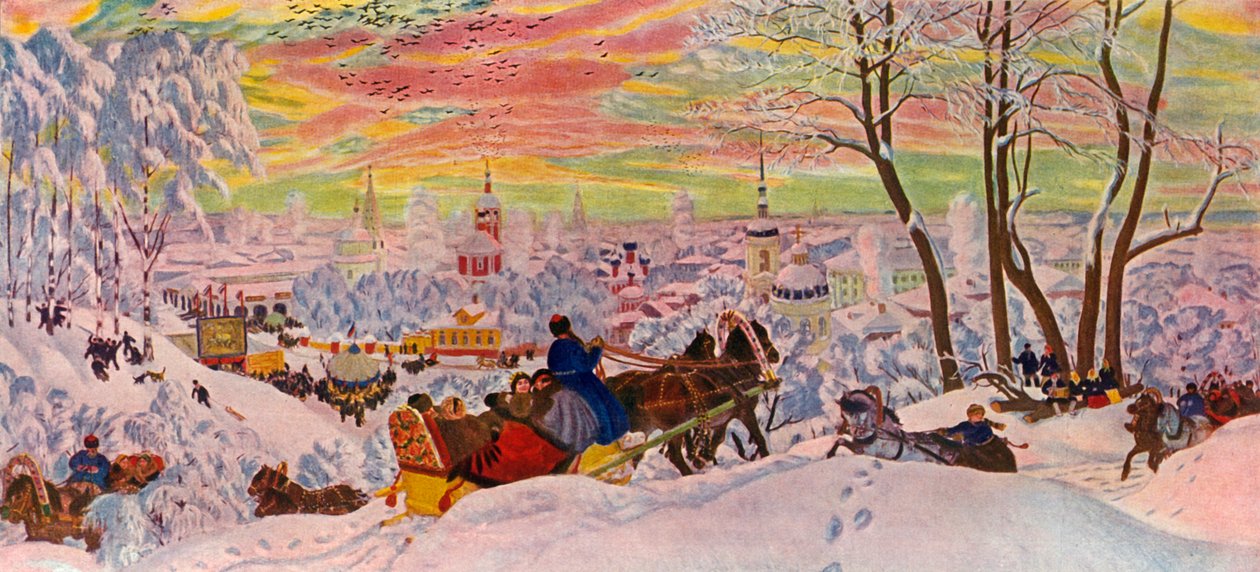 Shrove-Tide ، 1916 ، 1939. بواسطة بوريس ميخائيلوفيتش كوستودييف