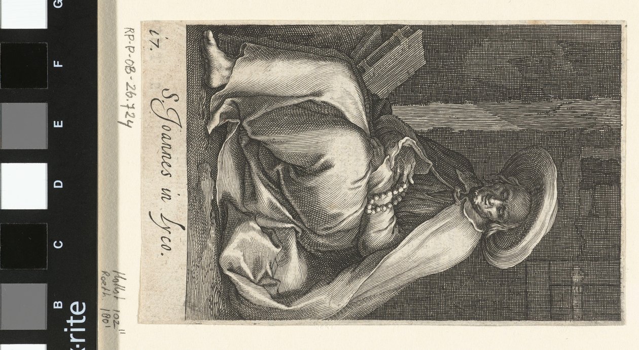 القديس يوحنا الليكوبوليس كناسك في زنزانته S. Joannes في Lyco (العنوان على الكائن) الناسك (عنوان المسلسل) Sacra eremvs Ascetarvm (عنوان المسلسل) بواسطة Boëtius Adamsz. قيمة الترباس