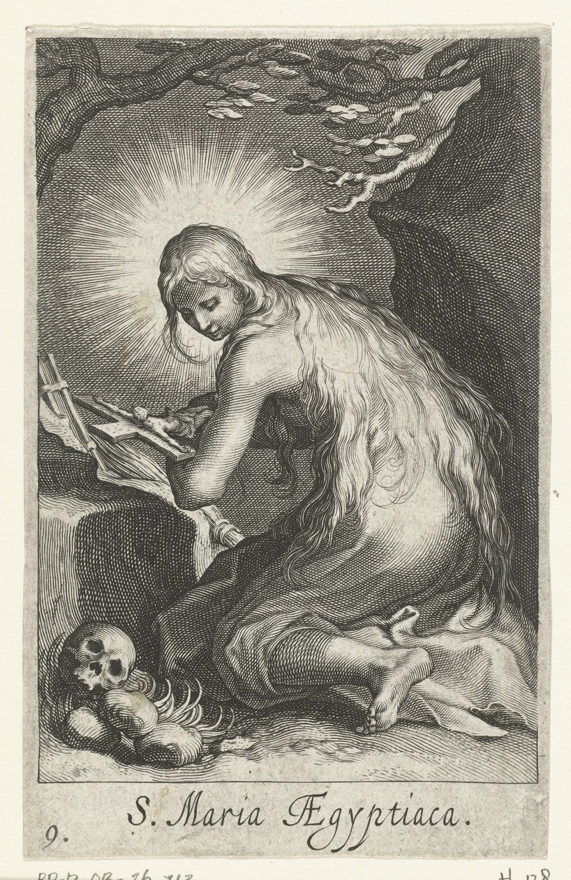القديسة مريم من مصر ناسكًا الناسك (عنوان المسلسل) Sacra Eremus Ascetriarum (عنوان المسلسل) بواسطة Boëtius Adamsz. قيمة الترباس