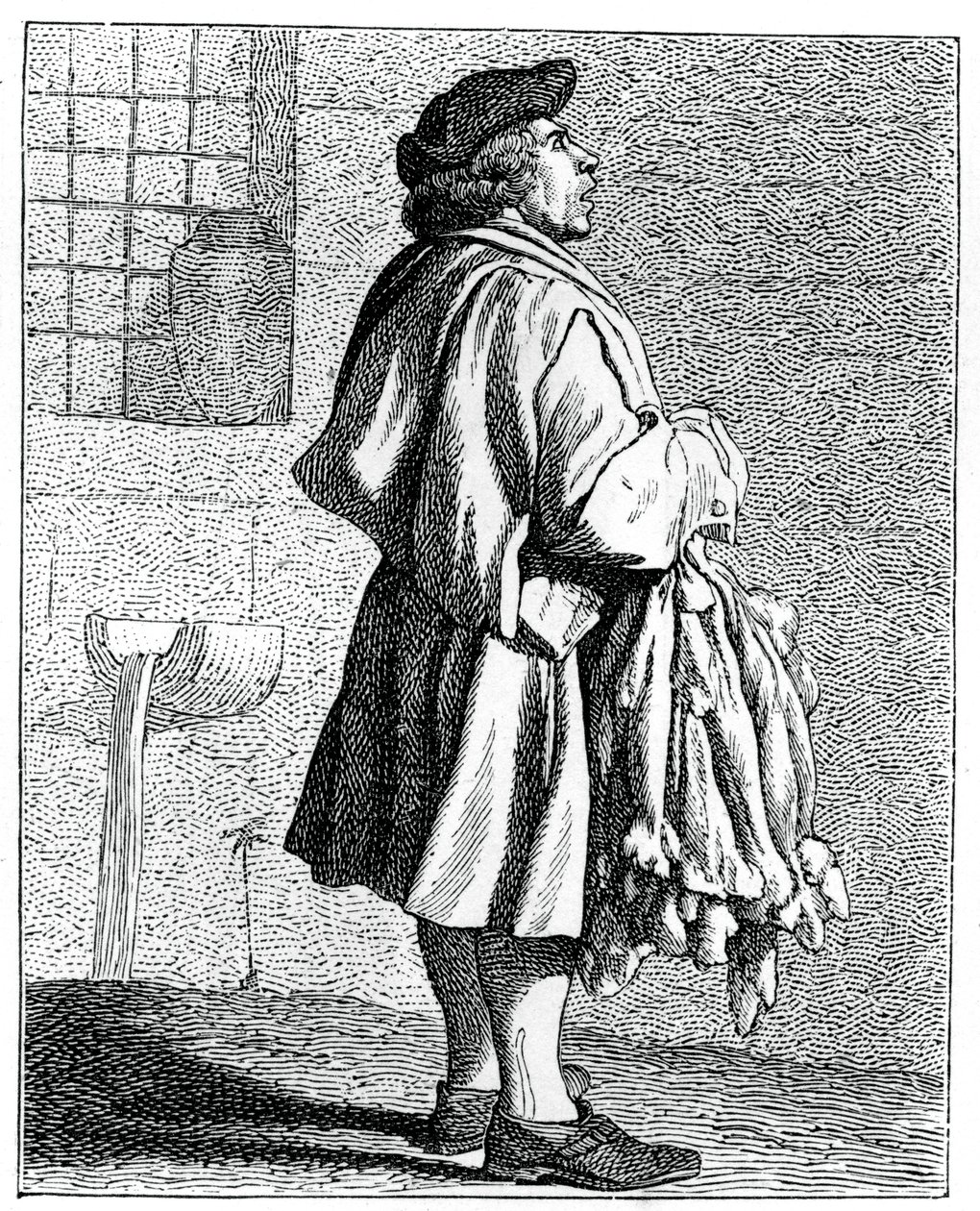 جلود الأرانب !، 1737-1742. بواسطة Bouchardon