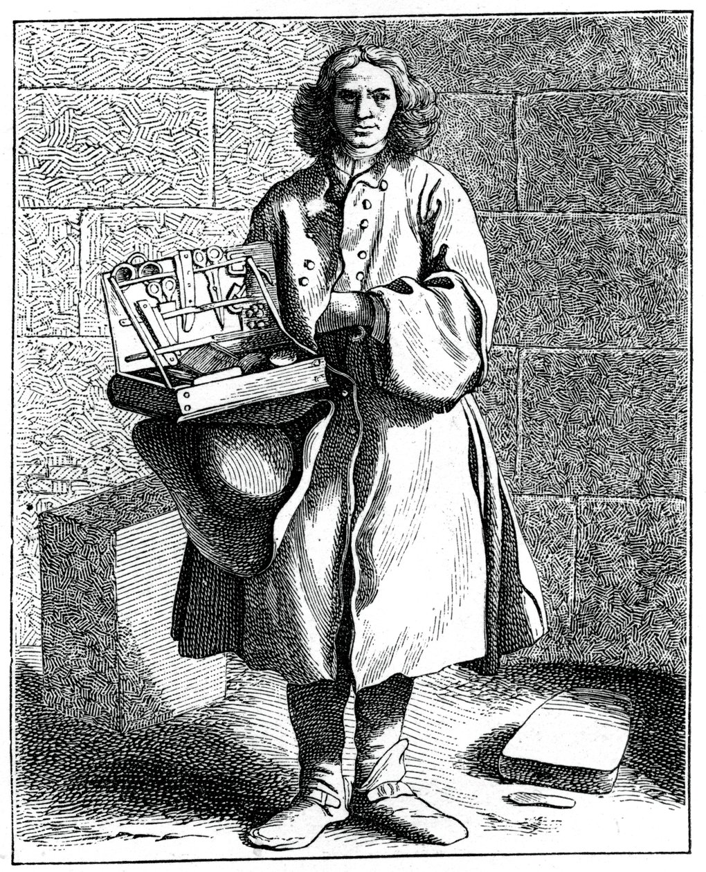 مقص أو سكاكين ، 1737-1742. بواسطة Bouchardon