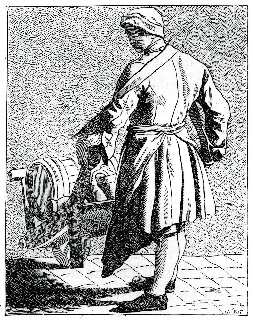 مسافر مصنع الخل ، 1737-1742. بواسطة Bouchardon