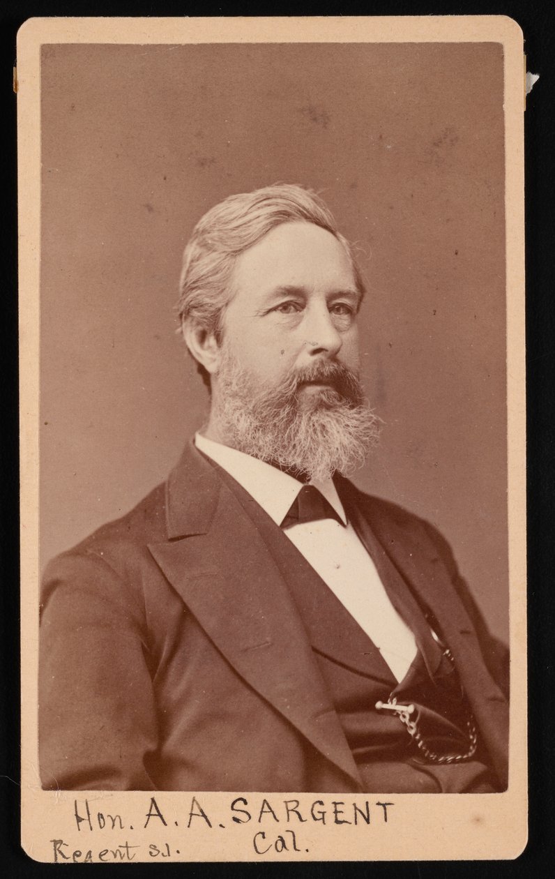 صورة آرون أوغسطس سارجنت 1827-1887 ، قبل 1881. بواسطة معارض برادي الوطنية للصور الفوتوغرافية