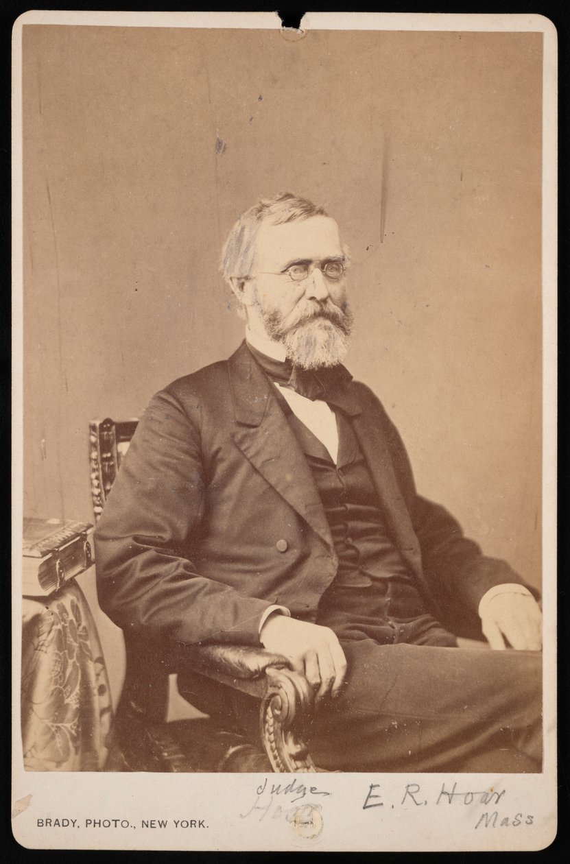 صورة إبنيزر روكوود هوار 1816-1895 ، قبل عام 1895. بواسطة معارض برادي الوطنية للصور الفوتوغرافية