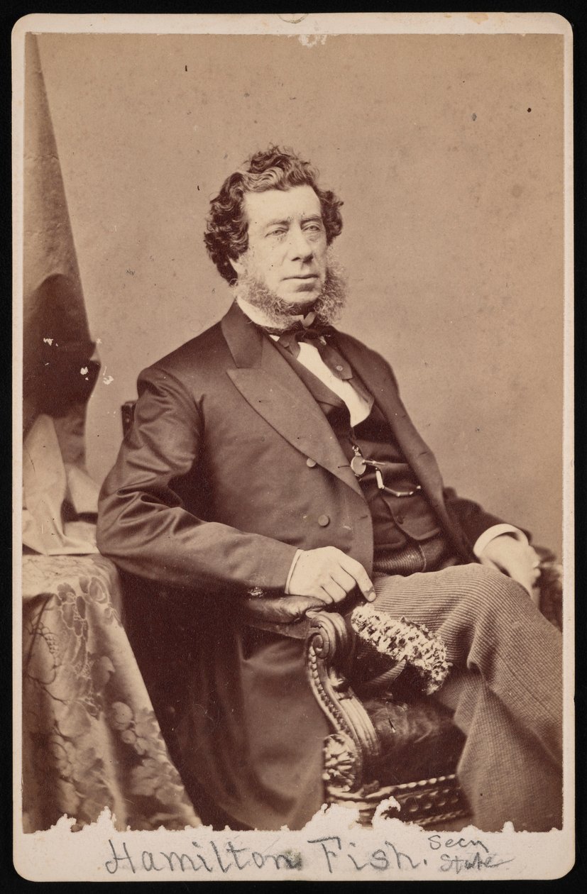 صورة لأسماك هاميلتون 1808-1893 ، قبل 1893. بواسطة معارض برادي الوطنية للصور الفوتوغرافية