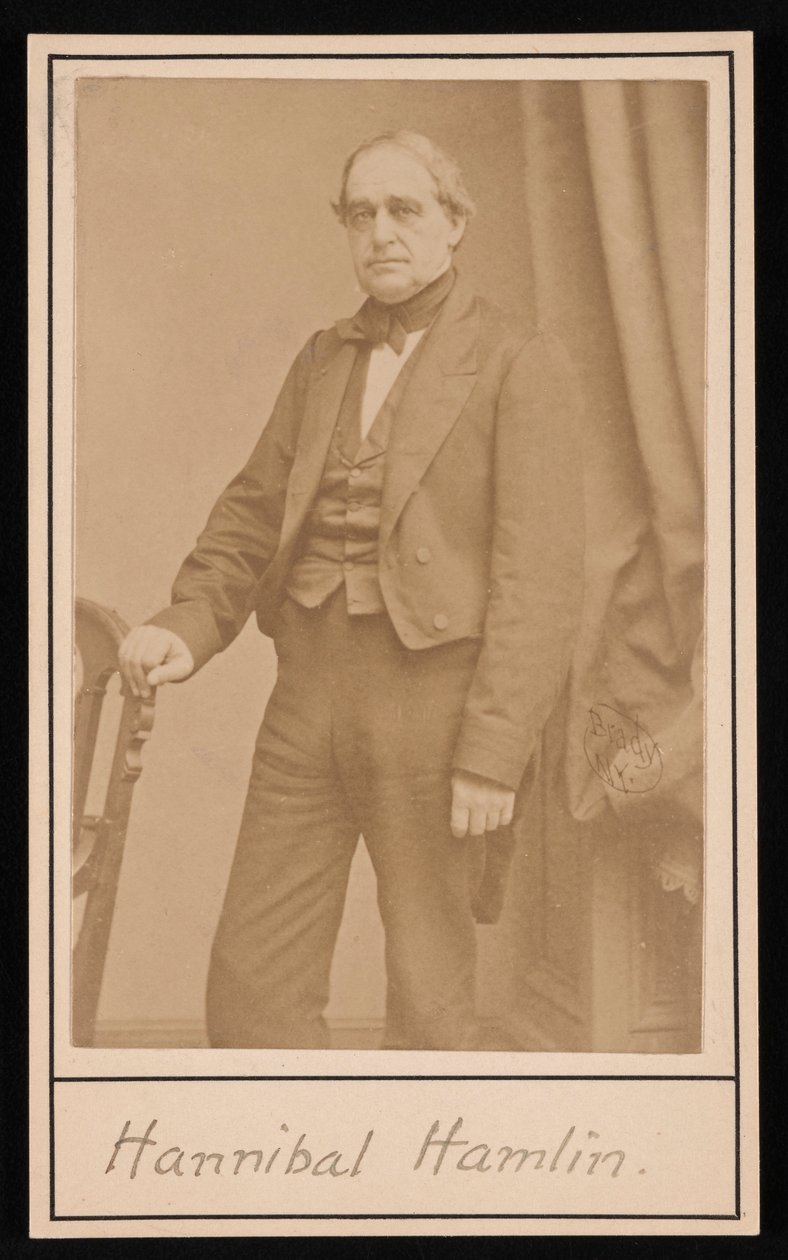 صورة هانيبال هاملين 1809-1891 ، 1857. بواسطة معارض برادي الوطنية للصور الفوتوغرافية
