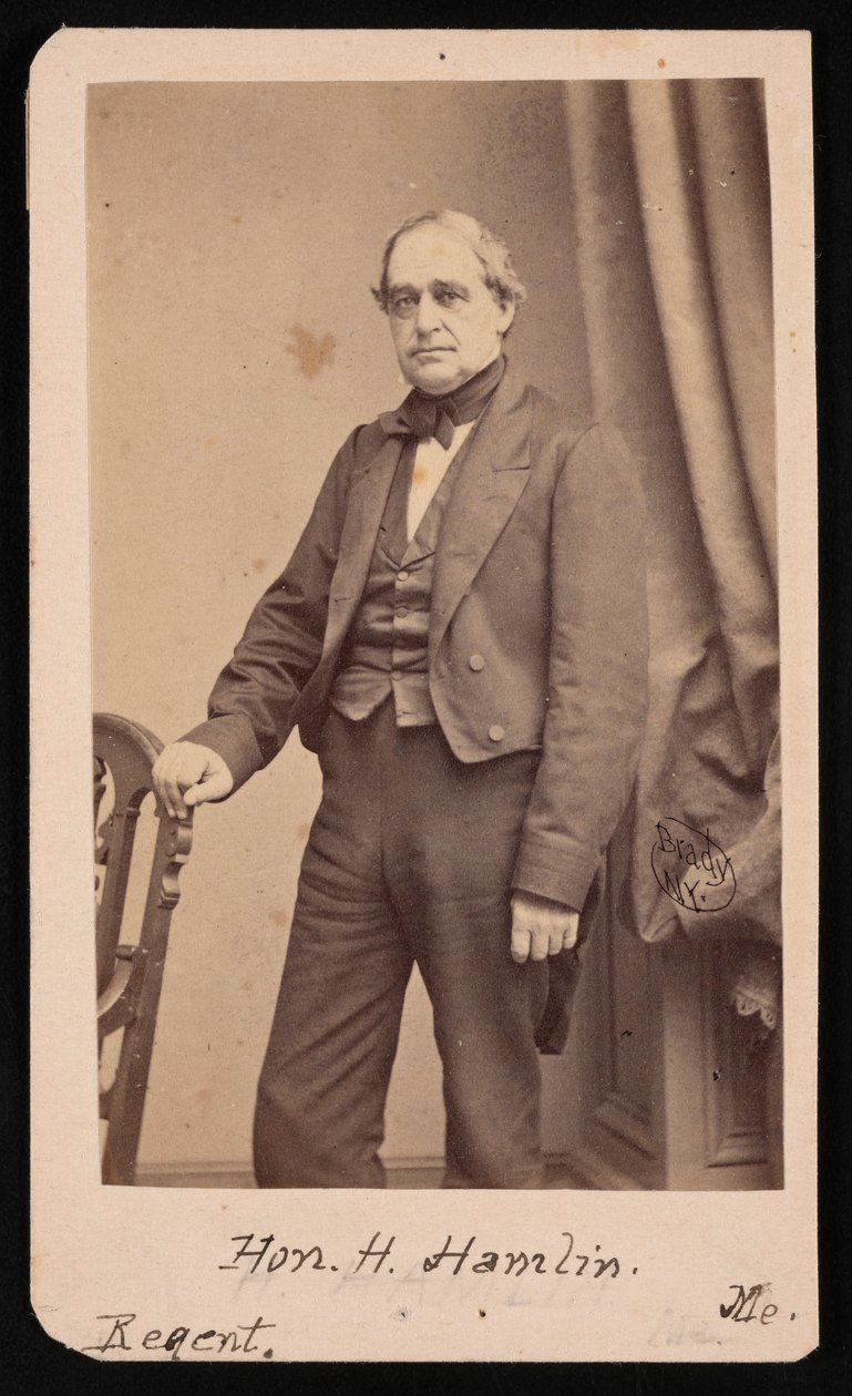 صورة هانيبال هاملين 1809-1891 ، 1857. بواسطة معارض برادي الوطنية للصور الفوتوغرافية