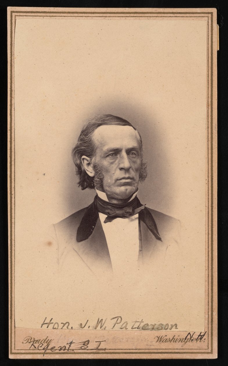 صورة لجيمس ويليس باترسون 1823-1893 ، قبل عام 1869. بواسطة معارض برادي الوطنية للصور الفوتوغرافية