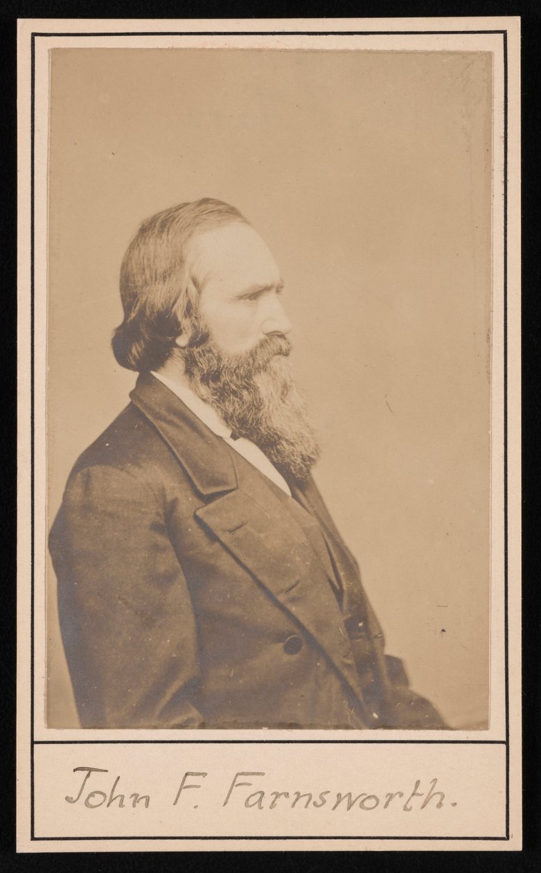 صورة لجون فرانكلين فارنسورث 1820-1897 ، قبل عام 1897. بواسطة معارض برادي الوطنية للصور الفوتوغرافية