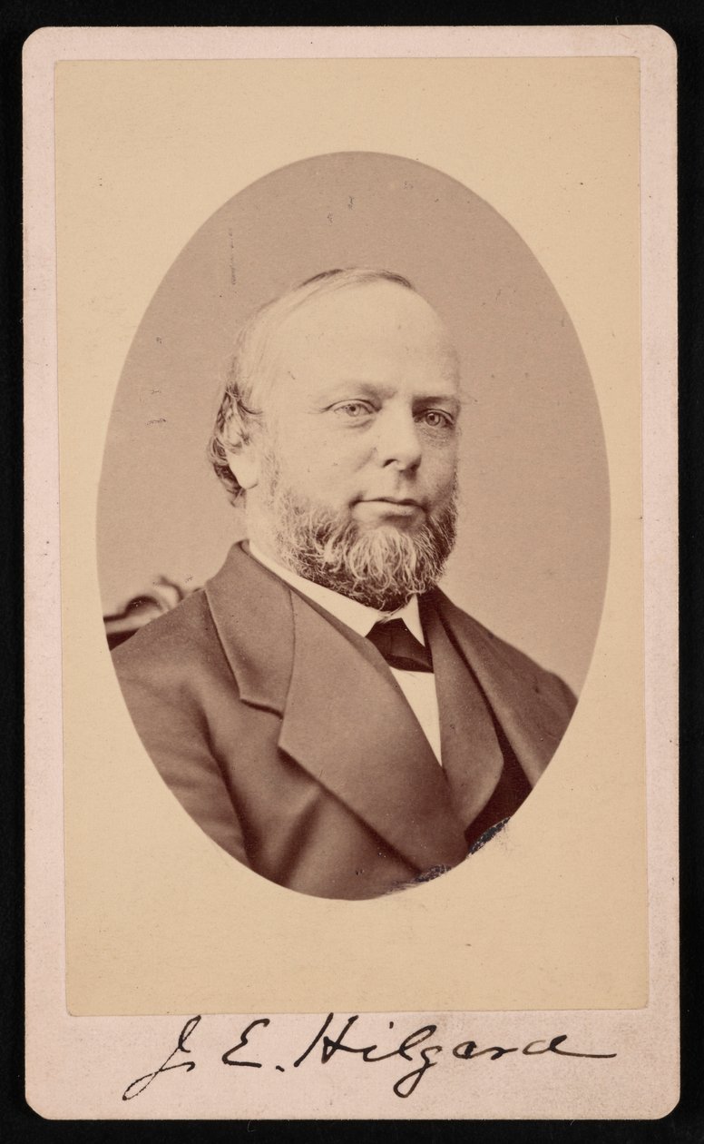 صورة يوليوس إيراسموس هيلغارد 1825-1891 ، 1875. بواسطة معارض برادي الوطنية للصور الفوتوغرافية