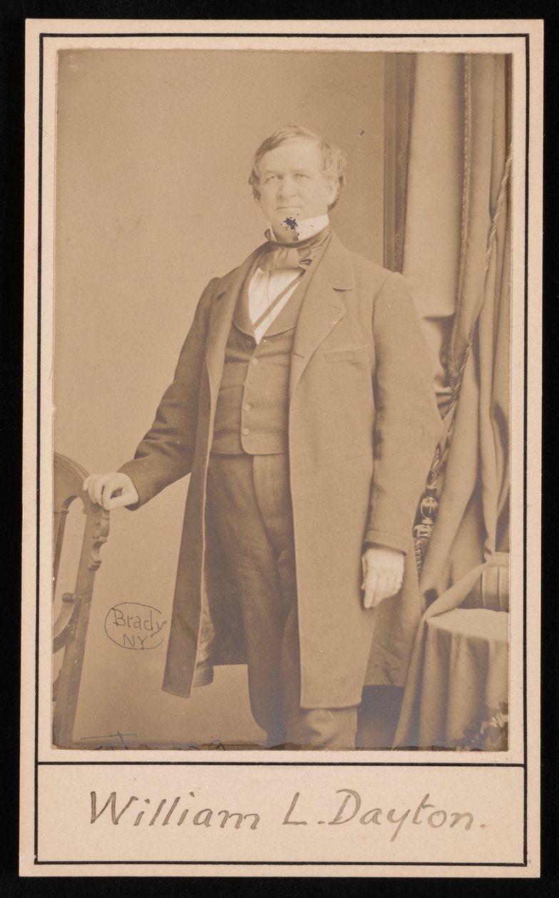 صورة وليام لويس دايتون 1807-1864 ، قبل عام 1864. بواسطة معارض برادي الوطنية للصور الفوتوغرافية