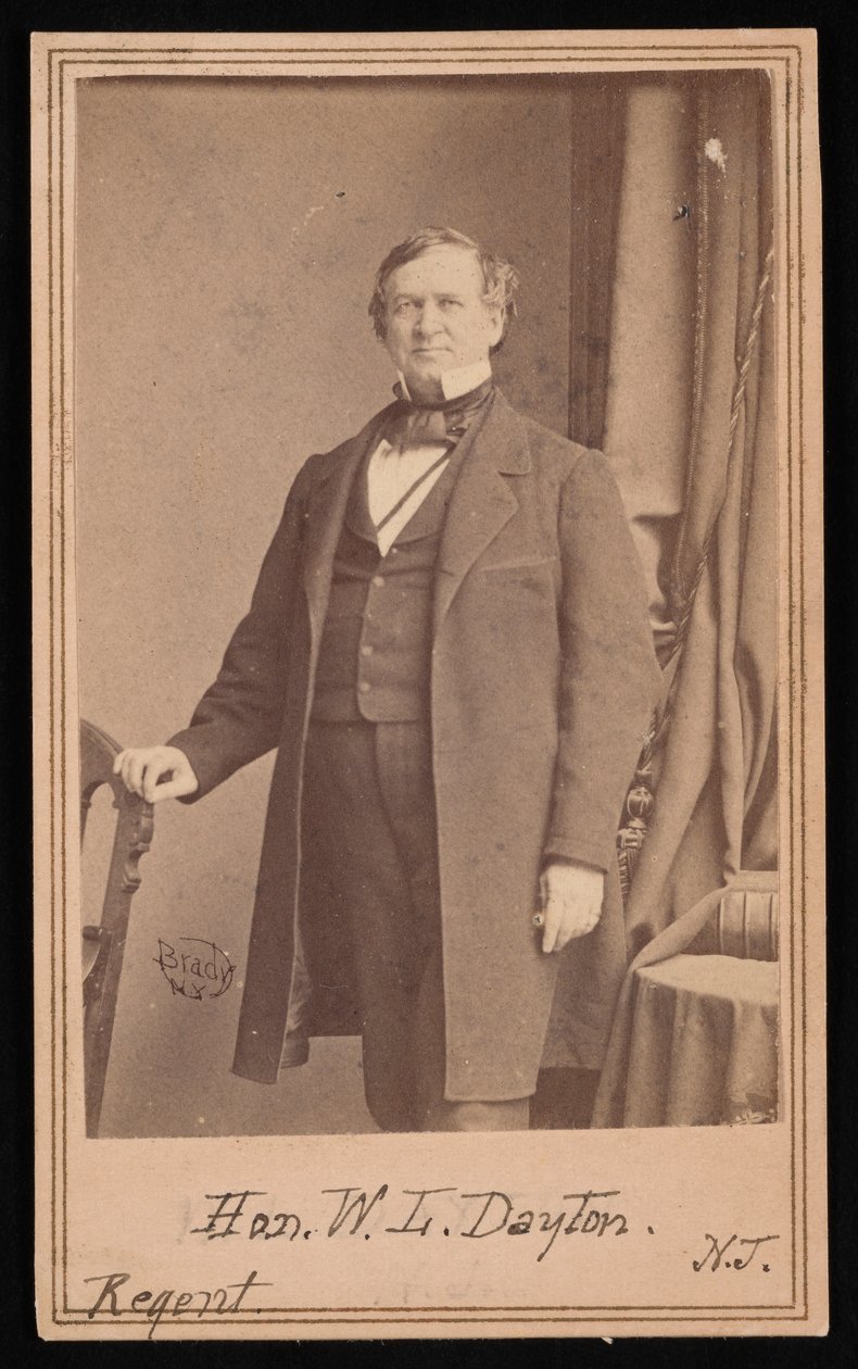 صورة وليام لويس دايتون 1807-1864 ، قبل عام 1864. بواسطة معارض برادي الوطنية للصور الفوتوغرافية